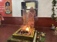 Purnahuti and Pujana by HH Swamiji at Shri Vishveshwara Venugopala Temple; Paduka Pujana (14 Feb 2026) Pictures Courtesy of Shri Shriram Shirali